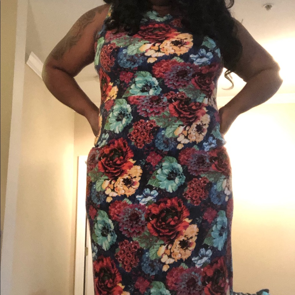 Flower maxi dress